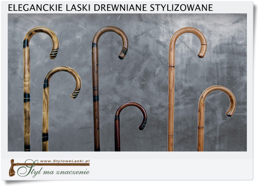 laski drewniane  gięte 