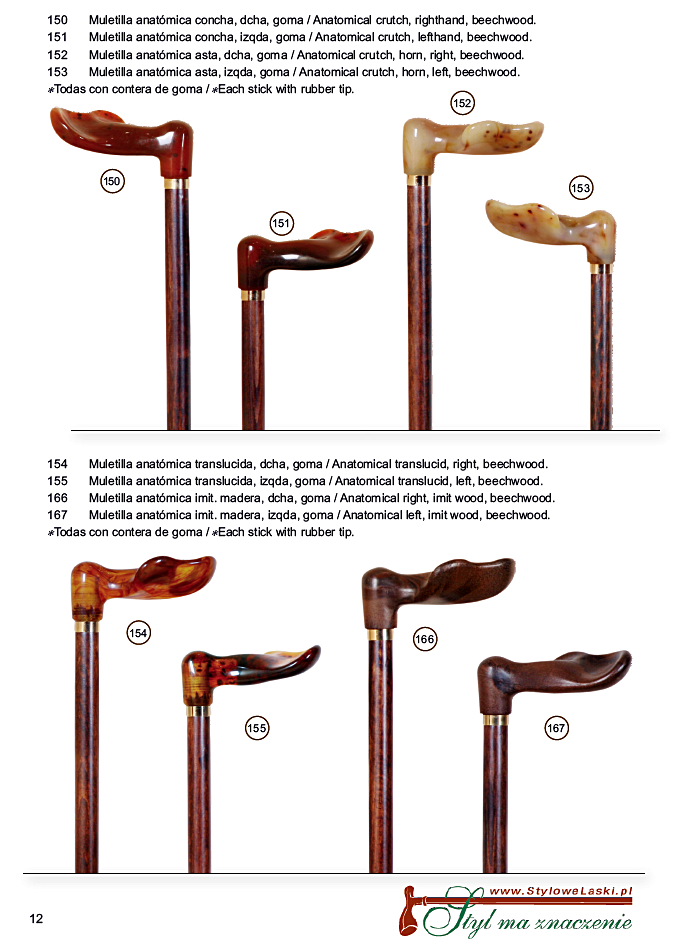 inwalidzkie laski z uchwytem anatomicznym