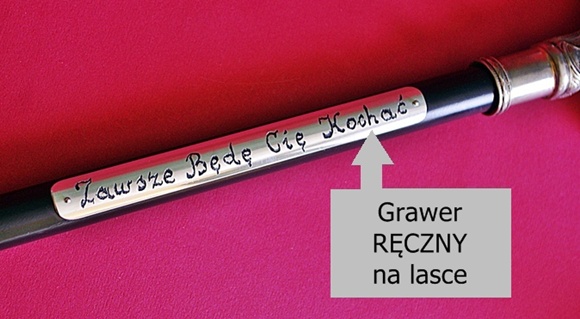 grawer dedykacja na lasce